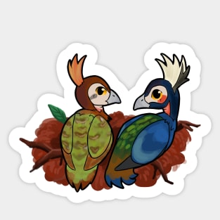 Congo Peafowl Sticker